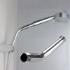 Wall Mounted Fixed Shower Arm G1/2 Shower Head Bars Extend Water inlet Tubes  Bathroom Hardware