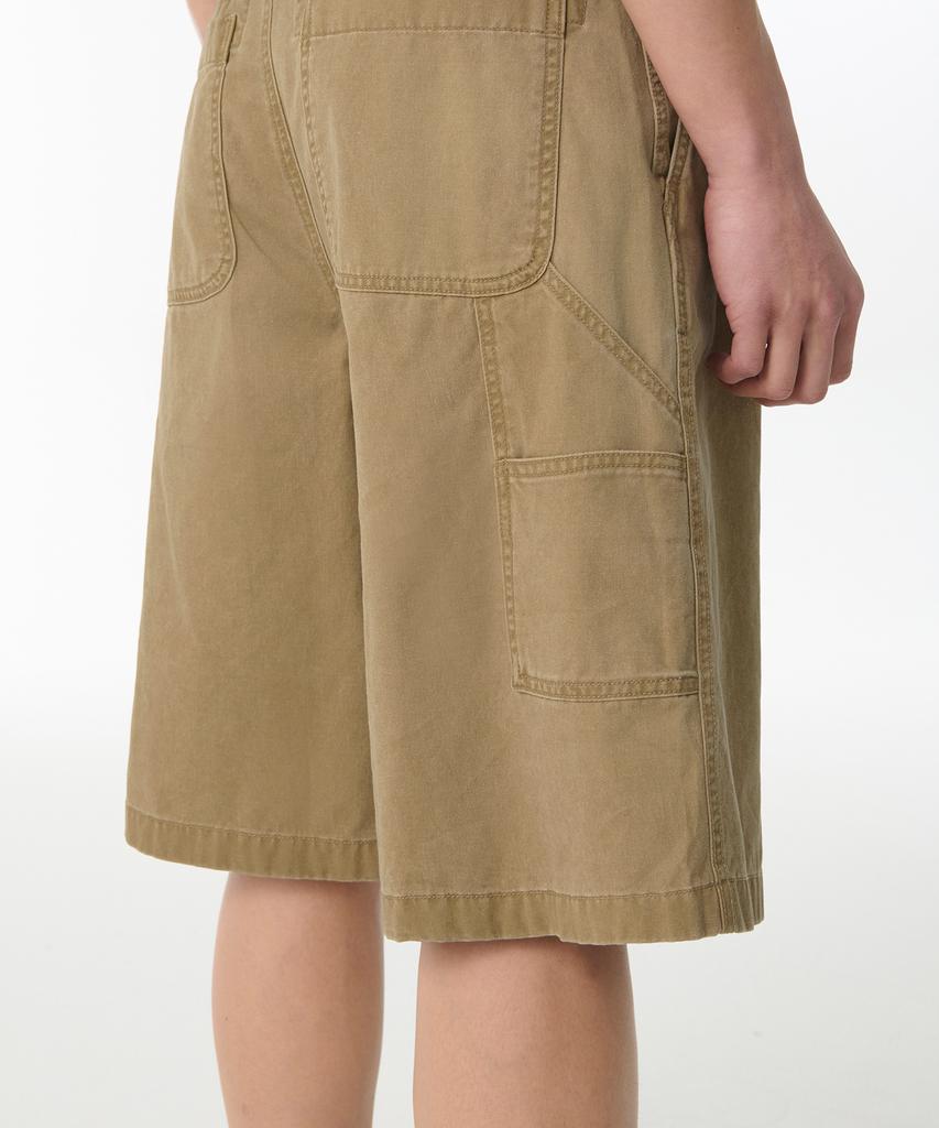 MUSINSA STANDARD Pigment Carpenter Bermuda Pants [Beige]
