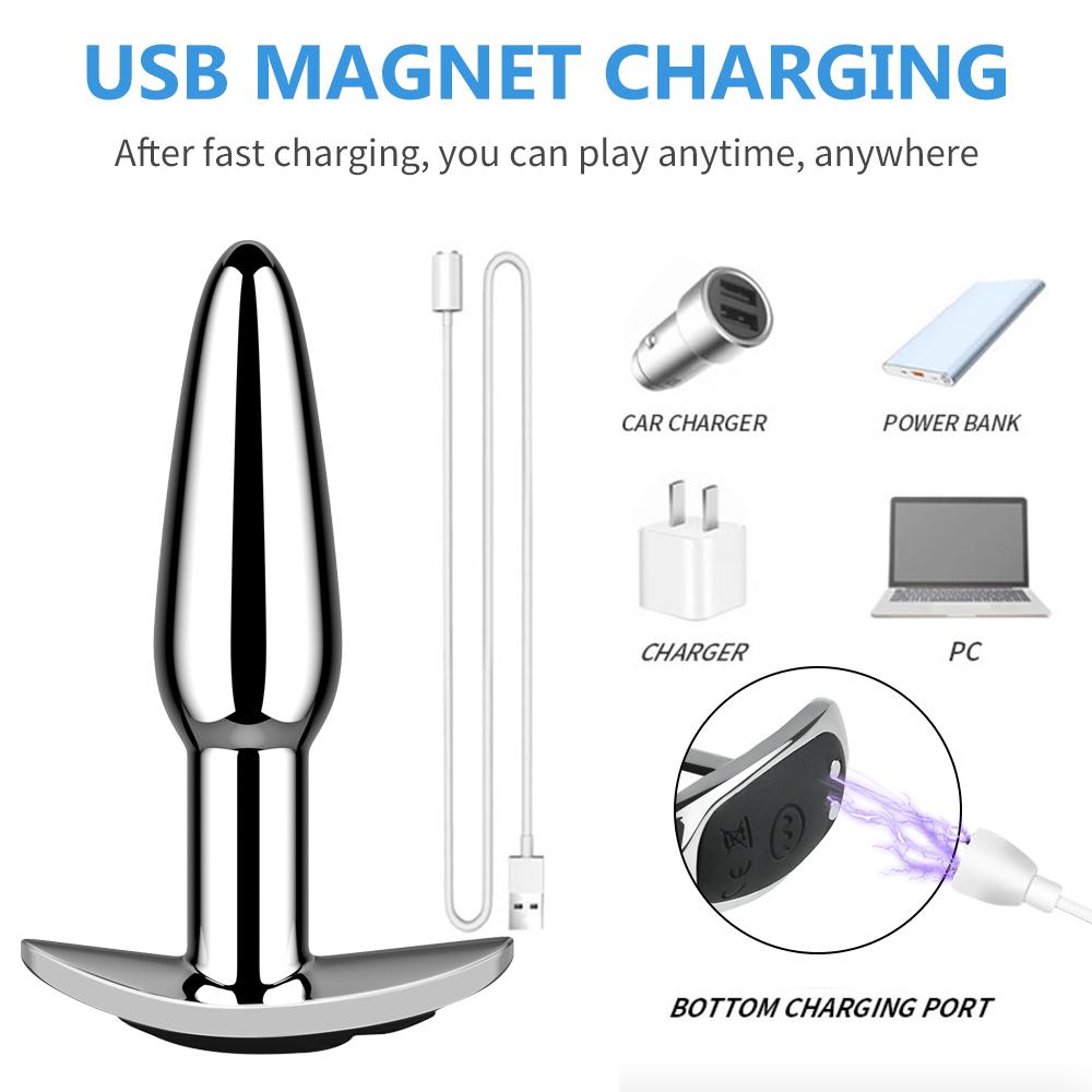 Анальная пробка с нажатием 10 режимов вибрации, анальная игрушка для мужчин, массажер простаты, секс-игрушки с дистанционным управлением, вибратор, анальные игрушки для 18 лет