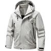 Mens Hooded Oversized Casual Jacket Lightweight Workwear Style Short Cut Fall Outerwear