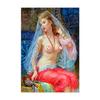 Sexy Nude Woman Scandinavian Tulle Oil Painting On Canvas Art Work Poster Print Modern Wall Art Living Room Decoration Picture