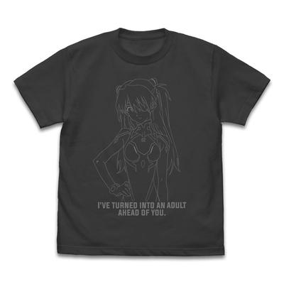 COSPA EVANGELION Сикинами Аска Лэнгли Лайн-арт SUMI Средний [Официальный] Футболка