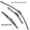 Дворники Chrysler Grand Voyager/Pacifica 2017-2024 (Передний задний)