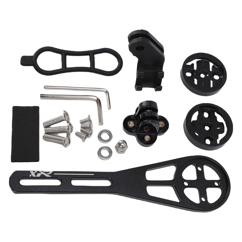 Handlebar Out Front Bike Cycling Computer Mount Extended Road Bike Computer Mount Adjustable Angle Aluminum Alloy