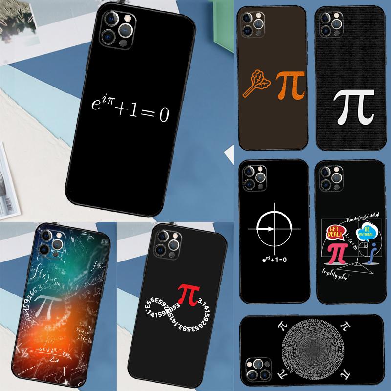Чехол для телефона с математической формулой Пи для iPhone 16 15 11 12 13 14 Pro Max Mini X XR XS MAX Plus Чехол Coque