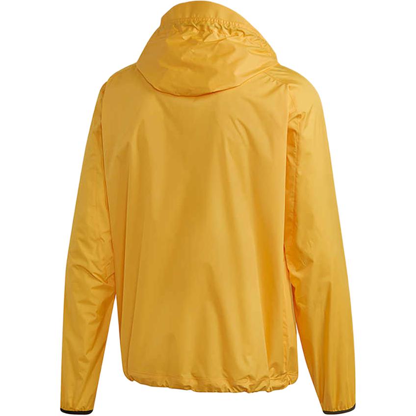 adidas Оригинальная ветрозащитная куртка с капюшоном, удобная мужская куртка, желтая GD5591