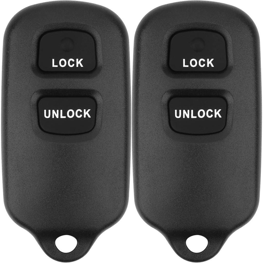 Key Fob for 01-06 Toyota Highlander/ 00-06 Celica Echo/ 00-03 Prius/ 01-04 RAV4/ 04-06 Tundra/ 99-09 4Runner/ 04-07 xB, HYQ12BBX HYQ12BAN, 2Pcs