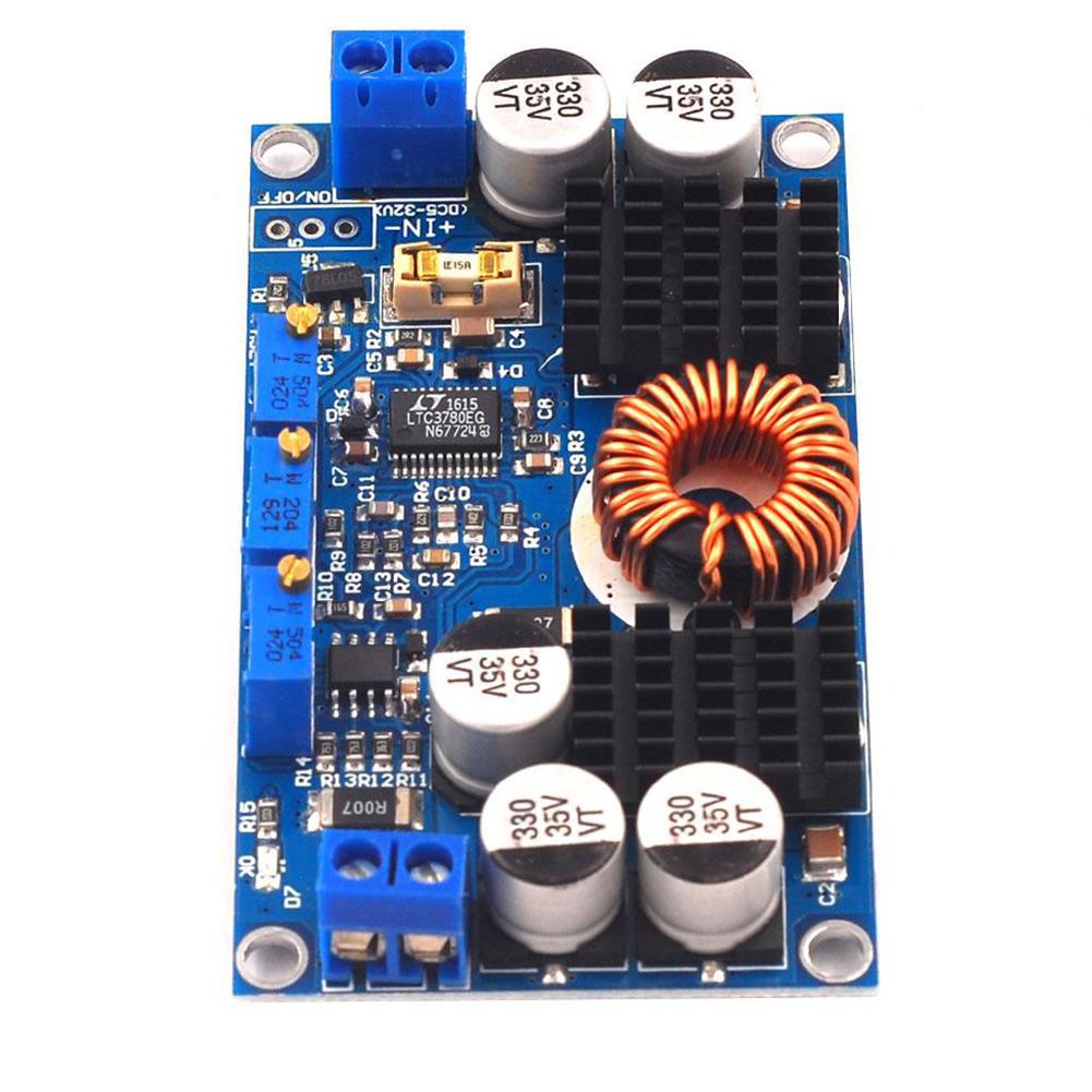 8A DC DC Drop Boost Voltage Regulator Module LTC3780 with Under Voltage Cutoff 5 32V Input 30V Output Max 80W Rated Power
