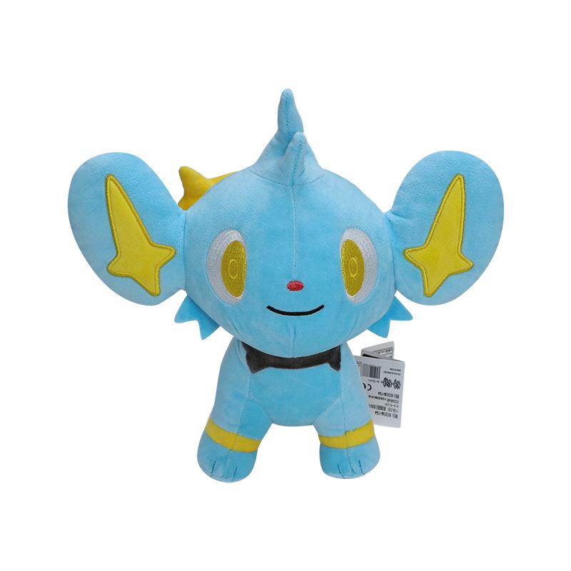 25 см стоящая плюшевая игрушка Shinx Luxio Cub - милая кукла-аниме-кошка, мягкая коллекционная фигурка для детей Pokémon F