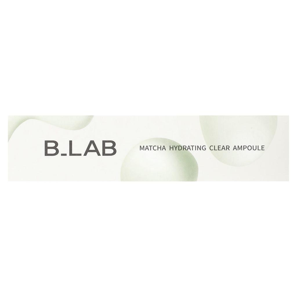 B_Lab, Матча увлажняющая, прозрачная ампула, 50 мл (1,69 жидких унций)