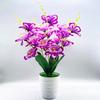 Синтетический цветок орхидеи из прочного материала для центральных элементов мероприятий и домашнего декора