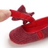 Весенне-осенняя детская обувь для обучения детей 0-1 года, вязаная детская обувь на мягкой подошве, обувь принцессы Versic