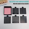 Sticky Note Organizer Sticky Note Stencil Sticky Note Storage Box  for 3x3 Self-Sticky Note Pads