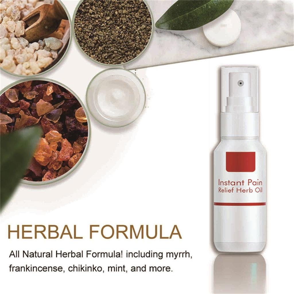 Травяной спрей для снятия боли при болях в суставах и мышцах, мышечный отек, спрей для снятия болезненности 60 мл