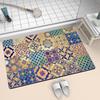 Ковер-плитка в стиле ретро, придверный коврик, нескользящий коврик для ног