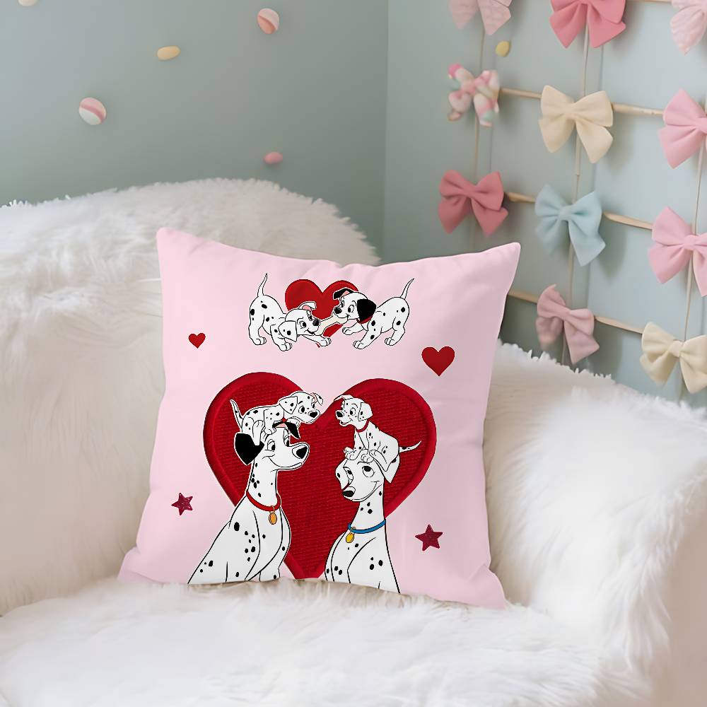 Classic Cartoon101DdalmatiansS Cute Throw Pillow Covers Pattern Cushion Cover Suitable For Sofa Bedroom Car Pillow Cover