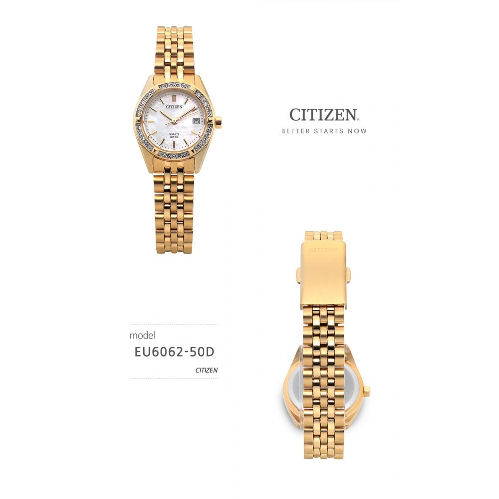 Citizen Eu6062 50d Gent женские S металлические часы