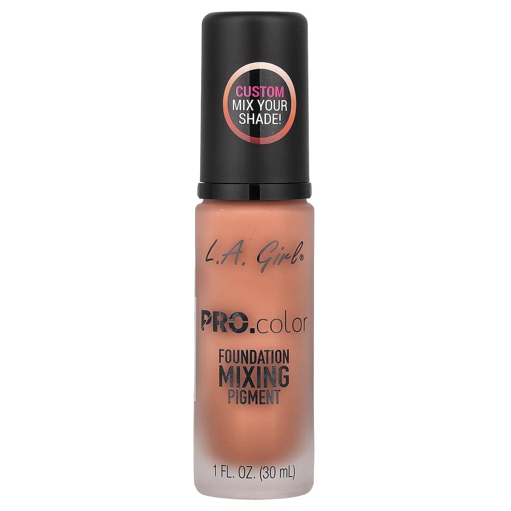 L.A. Girl PRO.color, Пигмент для смешивания тональной основы, GLM713 Оранжевый, 30 мл (1 жидкая унция)