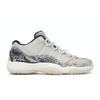 Air 11 Retro Low GS Light Bone Snakeskin Kids Sneakers Grey Light-Bone-Black-Smoke-Grey CD6847-002