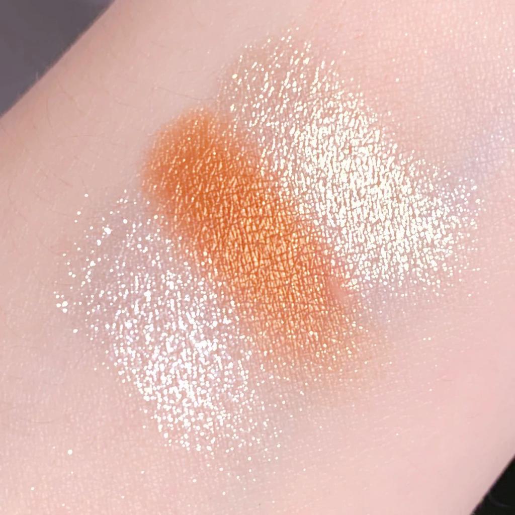 Трехслойные румяна для хайлайтера, матовые трехслойные тонкие мерцающие хайлайтеры, осветляющие, стойкие, водостойкие и невыцветающие пудры для макияжа