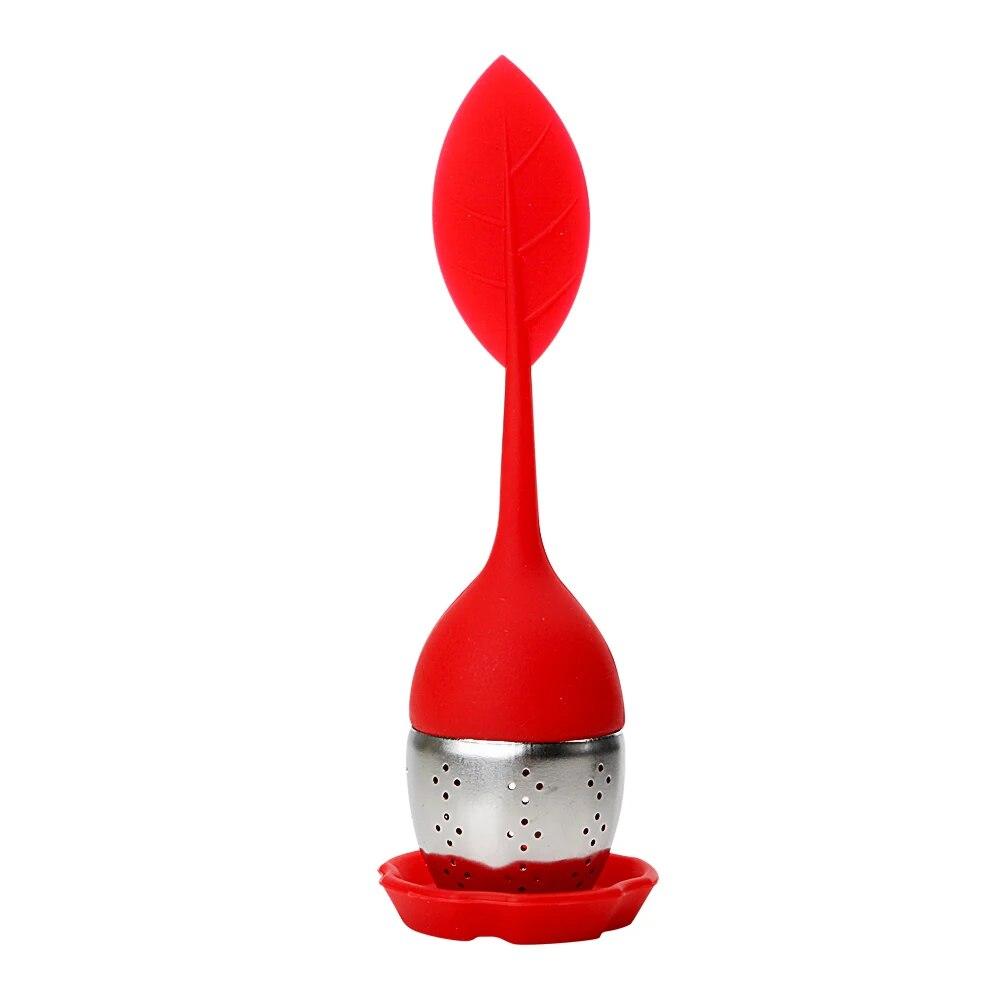 Cute Leaf Filters Scented Tea Tools High Temperature Resistance Silicone Tea Strainers Teaware Tea Infusers Tea Bag AVE