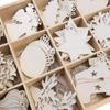 Tree Ornaments DIY Crafts Christmas Decorations Wooden Slices Wooden Tags Christmas Tree Pendant