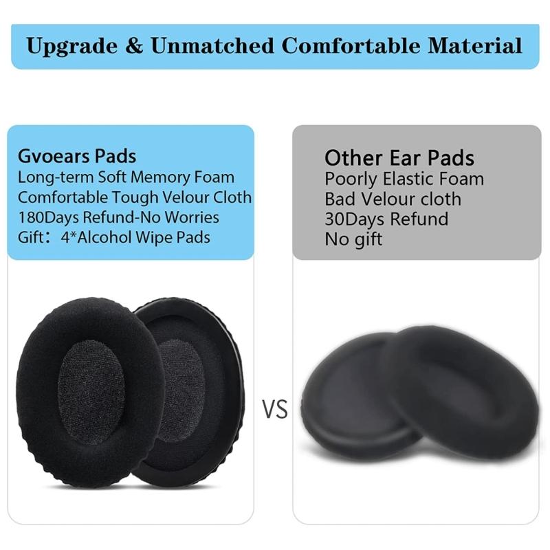 Soft Earpads Ear Pads for HyperX Cloud2 Earphone Memory Foam Earcups Easily Replaced Ear Cushions Sleeve Replacement