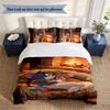 Tom and Jerry 3‑Piece Bedding Set Soft Microfiber Duvet Cover Pillowcases Comfortable Bed Linen for Bedroom Decoration