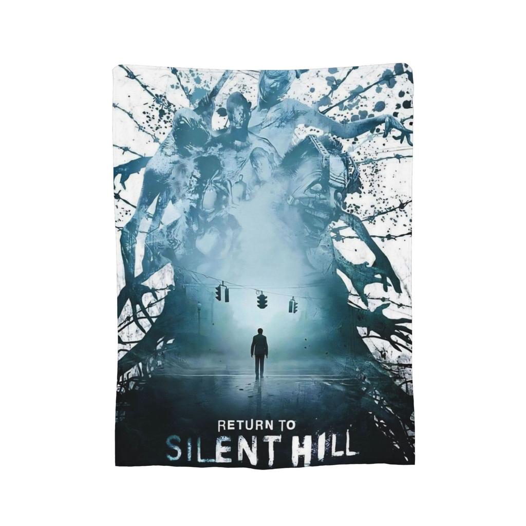 Return to Silent Hill Movie 2026 Throw Blanket for Couch Soft Cozy Plush Blanket Multiple Sizes Bedspreads for All Seasons