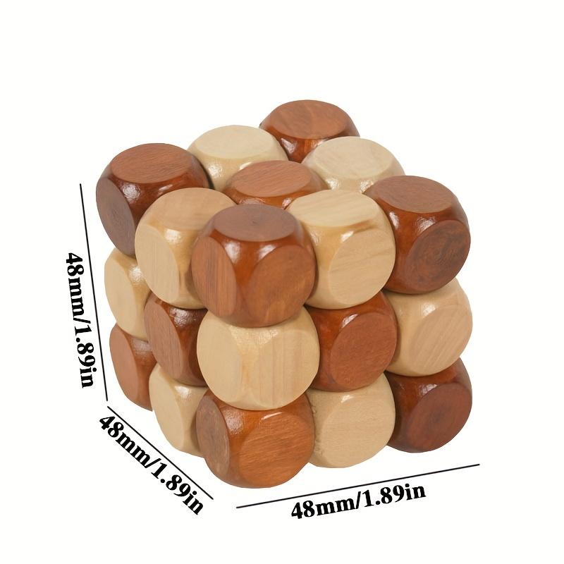 Деревянный пазл IQ для мозгового штурма, подарок для детей, подростков и взрослых