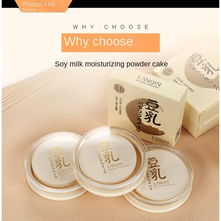 Набор консилеров для макияжа, порошок соевого молока, ремонт белого макияжа, стойкий контроль жирности, увлажняющий медовый порошок