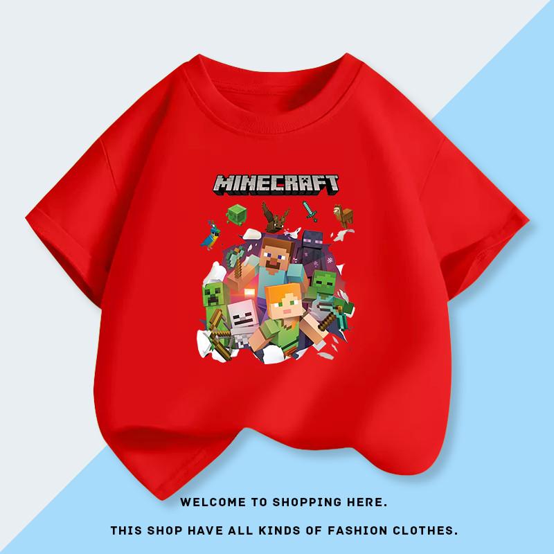 Новый милый и модный топ с круглым вырезом для мужчин и женщин с принтом MINECRAFT от CubbyCrew