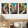 Mexican Street Colorful Art Works Wall Art Prints Vivid Travel Canvas Painter