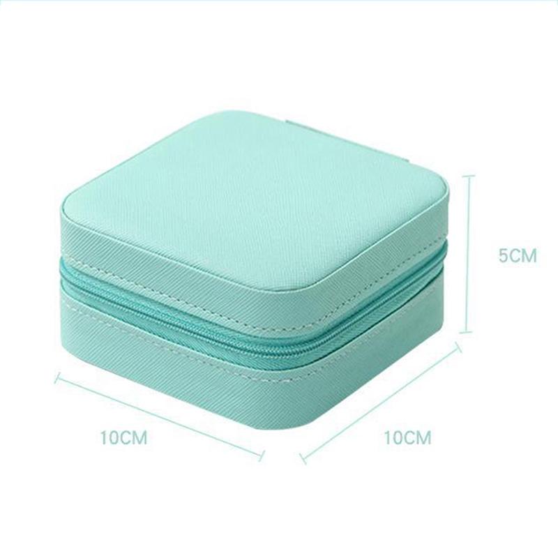 1 шт., органайзер для ювелирных изделий, коробка для хранения, дорожные серьги, кольцо, коробка для ювелирных изделий