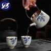 Japanese Style Ceramic Blue and W Te Antique Glaze Teacup Elegant Beautiful Teapot Kung Fu Kettle Coffee Mug C Nese Tea Pot