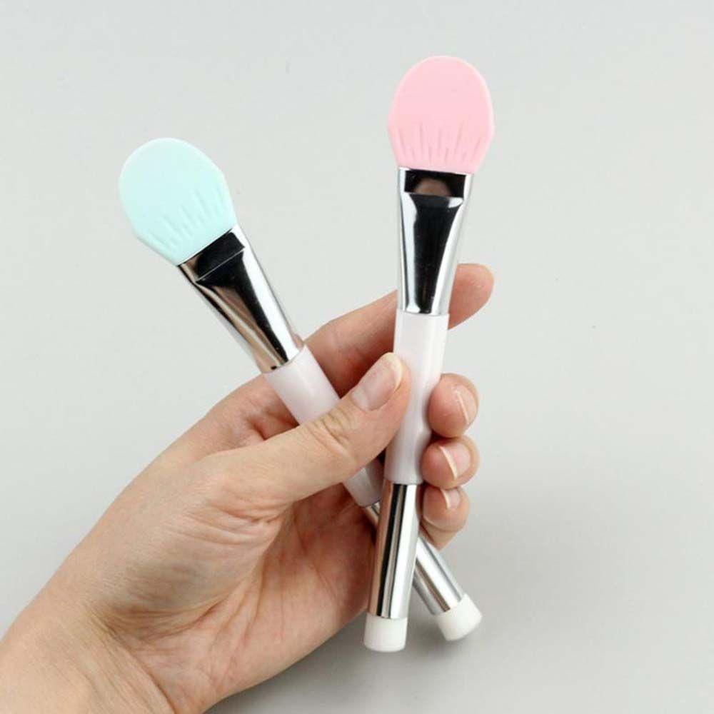 3 Colors Facial Makeup Brush Facial Mud Stirring Stick Makeup Applicator Double Head Mask Brush