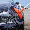 Регулируемая щетка для мытья автомобиля с длинной ручкой, из микрофибры и шенилла, мягкая, не царапающая, прочная швабра для очистки, инструменты для детализации транспортных средств для различных поверхностей