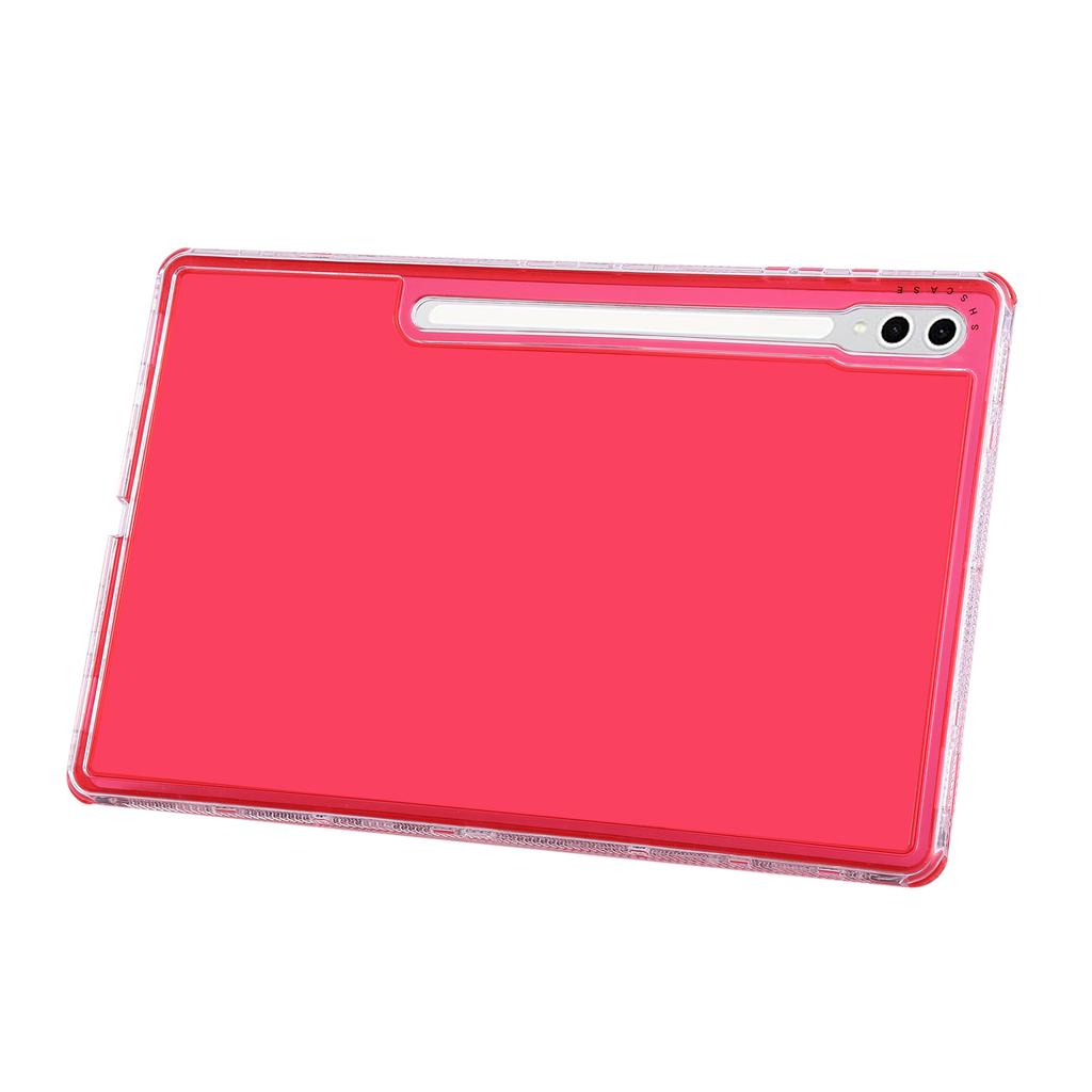 For Samsung Galaxy Tab S9 Ultra/S8 Ultra Clear Case 3 In 1 PC+TPU Shockproof Tablet Cover