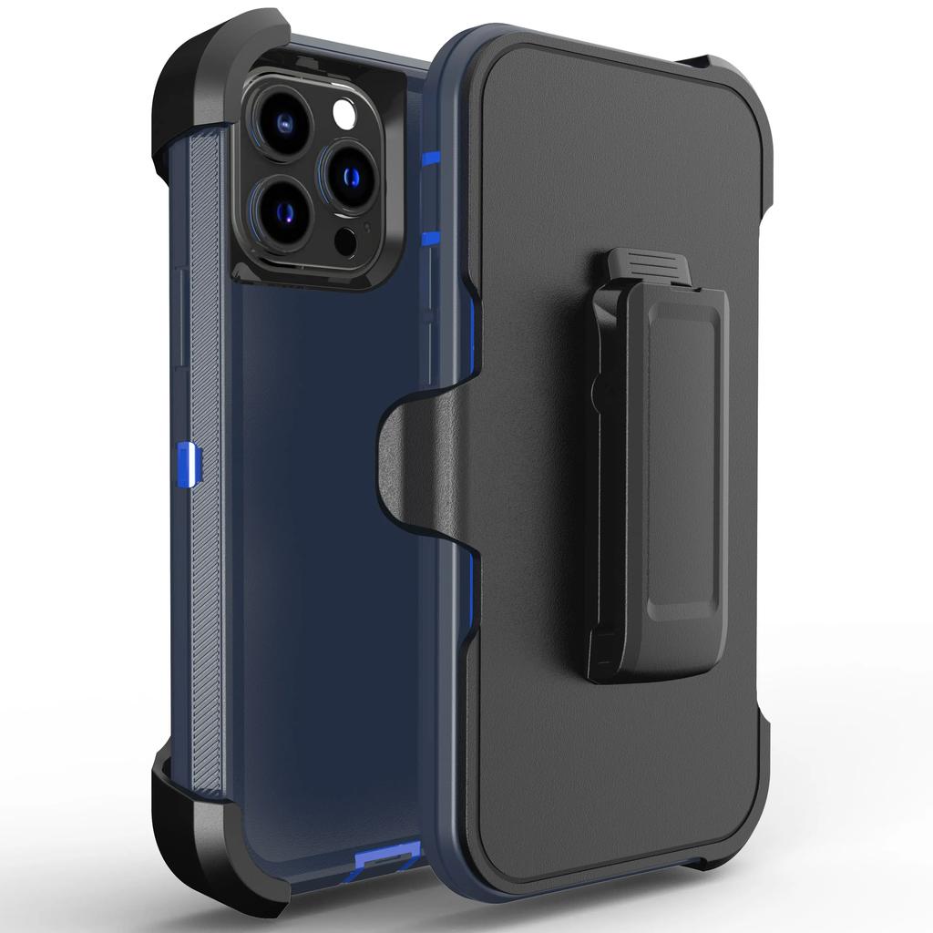 Роскошный чехол-броня OTT Armor BOX для IPhone 17 Air 16 15 14 Plus 13 12 Pro Max Мягкие бамперы с зажимом для ремня Защитная жесткая крышка