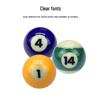 Набор шаров для бильярда LIVEX Crystal 8-Ball, 57,2 мм