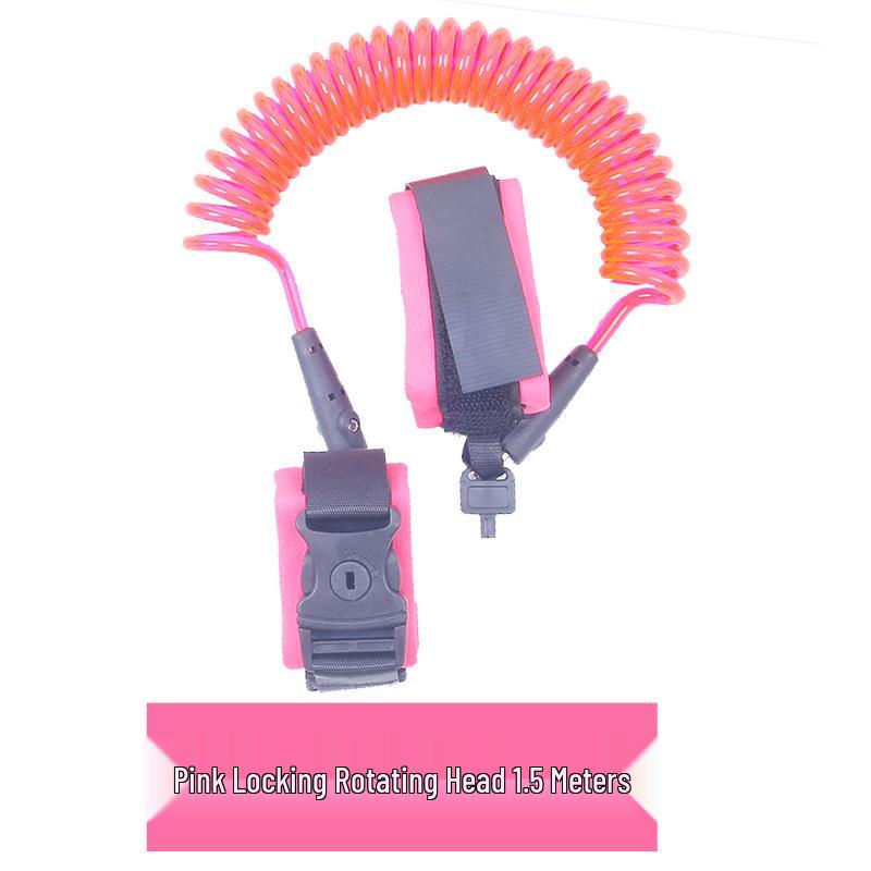 Детский поводок-антипотеря с замком - Вращающийся ключ, Детский браслет, Инструмент для безопасной ходьбы, Веревка от потери