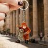 Keychain Pendant 2D Acrylic Long Arm Monkey Charm Key Chain Bag Wallet Charm Lightweight Backpack Accessories