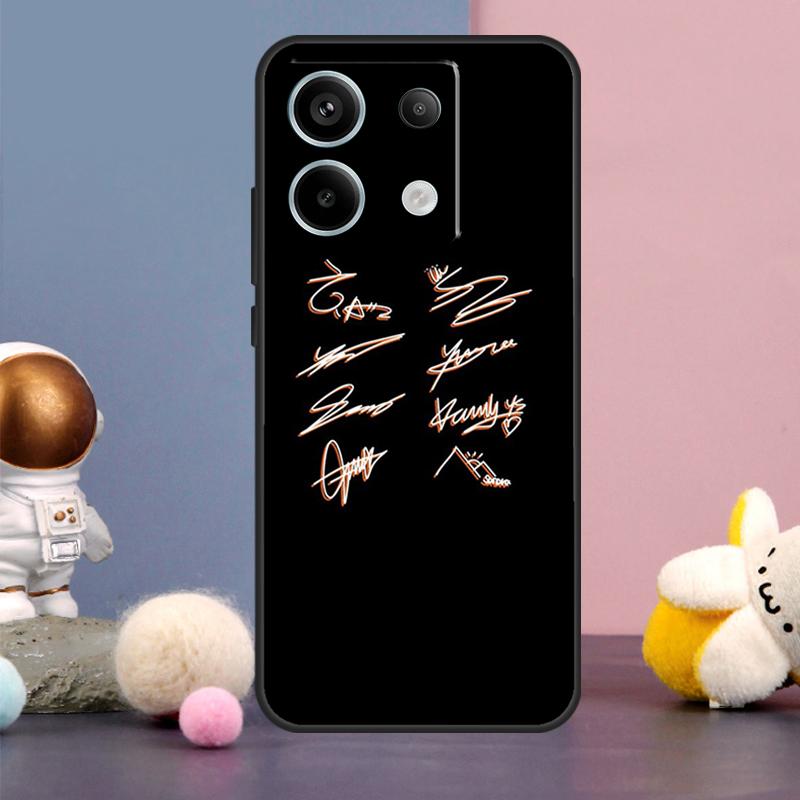 KPOP ATEEZ Logo Case For Xiaomi Redmi Note 13 Pro 12 11 9 10 9S 10S 11S 12S Redmi 12 13 10C 12C 13C Cover
