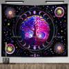 Tree Of Life Tapestry Wall Hanging For Home Decor Sun And Moon Tarot Tapestries Zodiac Constellation Aesthetic Yoga Meditation