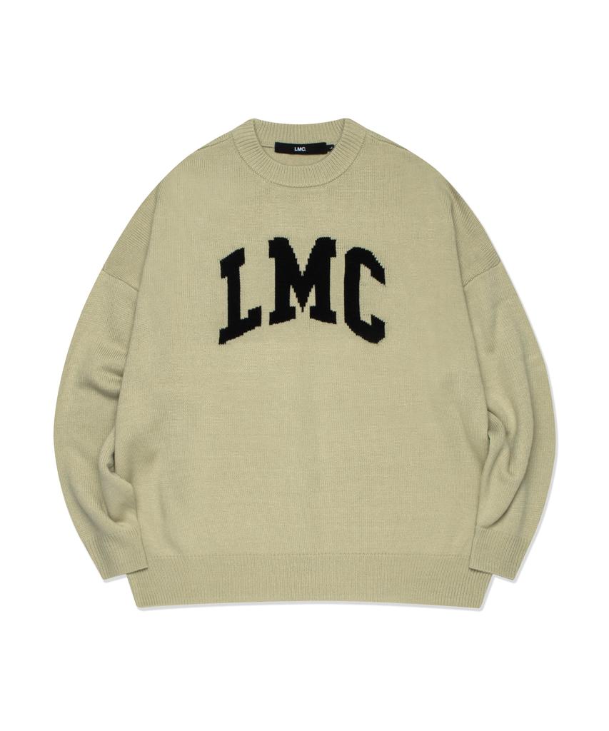 Свитер LMC с аркой из вязки, кремовый