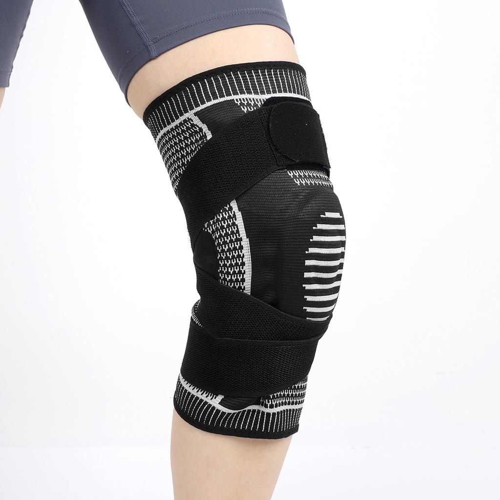 Одинарные наколенники!Спортивные силиконовые наколенники, наколенники для фитнеса и бега, короткие накладные ремни, наколенники для защиты мениска