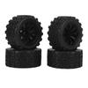 4PCS RC Car Wheels and Tires RC Rubber Tires Replacament for Traxxas 1 10 Remote Control Cars