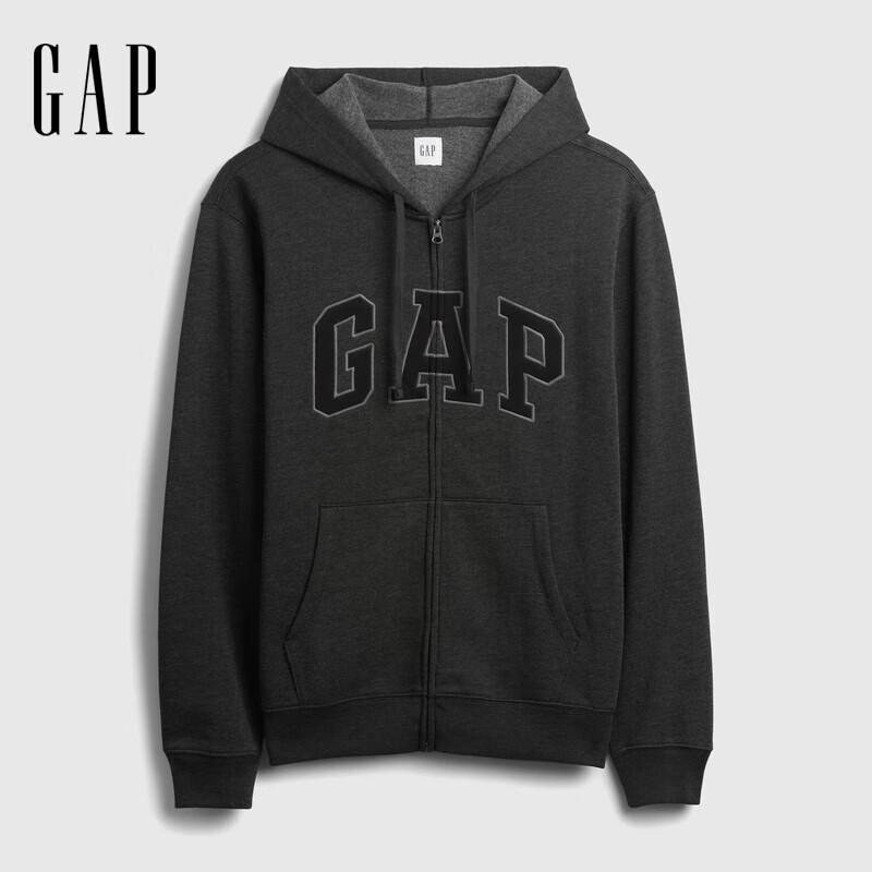 Худи на молнии из флиса с логотипом Gap унисекс