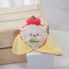 Очаровательный магнитный плюшевый брелок-кукла Милый фруктовый персонаж для подарка на день рождения 10 см
