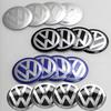 VW  56mm 60mm 65mm VW Logo Car Wheel Hub Center Cap Stickers Decal For Volkswagen B5 GTI Golf 5 Caddy Passat b6 Tiguan Polo MK6